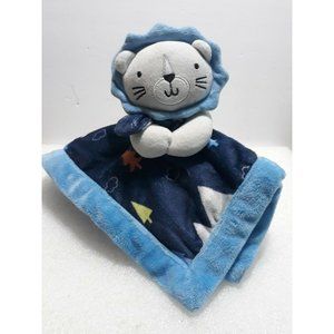 Falls Creek Baby Lion Blue Security Blanket Lovey Plush